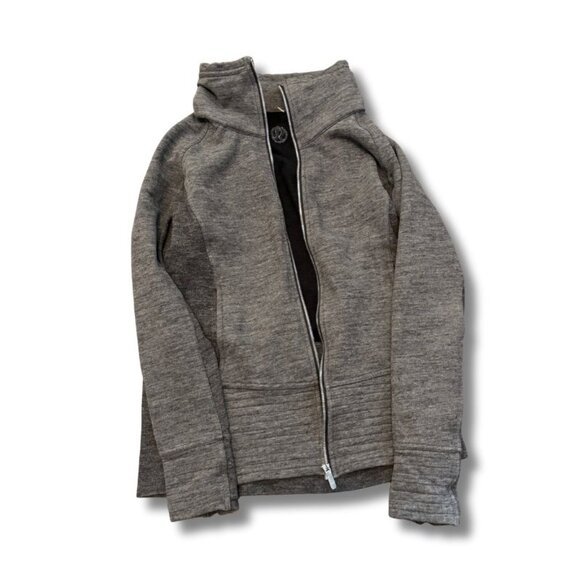 Lululemon Radiant Jacket II Heathered Gray Women’s Size 10 - Picture 3 of 6
